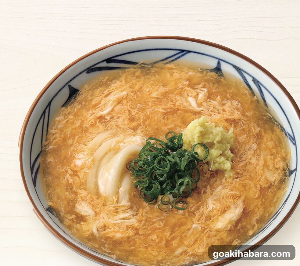 Japanese Egg Drop Soup with Scallions and Wasabi