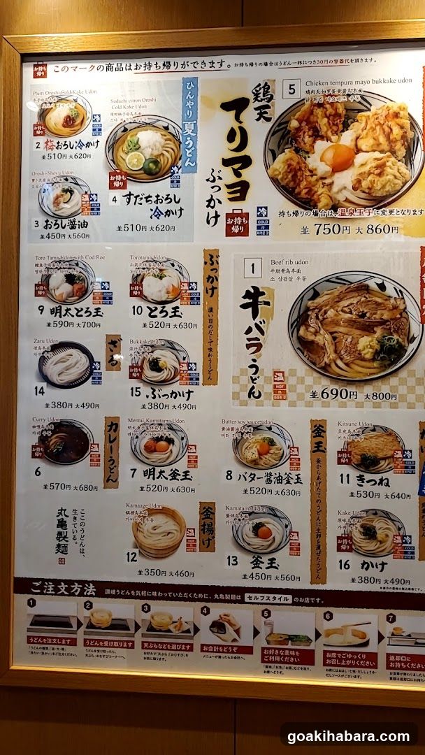 Japanese Ramen Menu Board