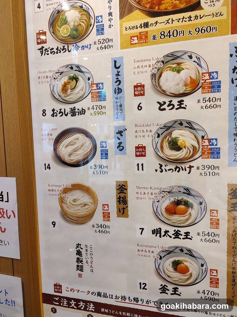 Japanese Ramen Menu Board