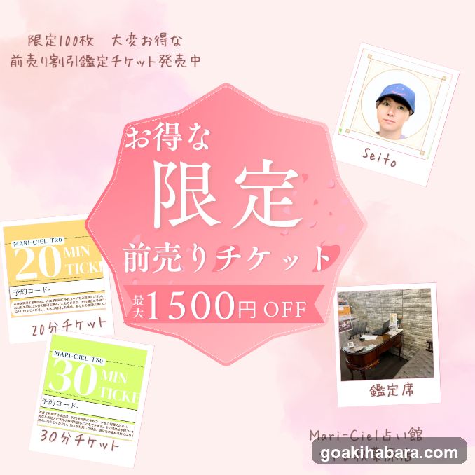 Mari-Ciel Fortune Telling Shop Advertisement