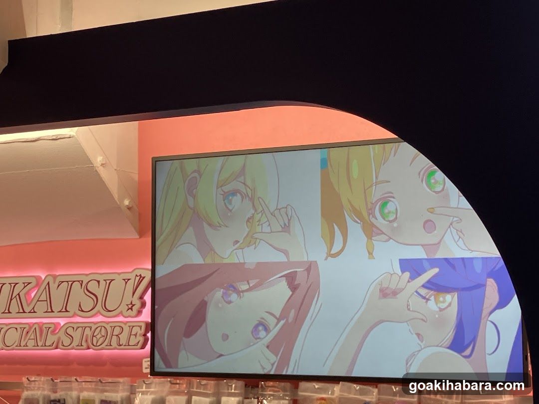 Anime Store Display Screen