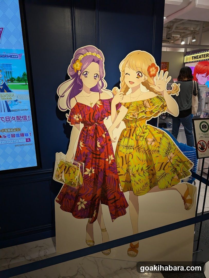 Anime Character Cutout Display