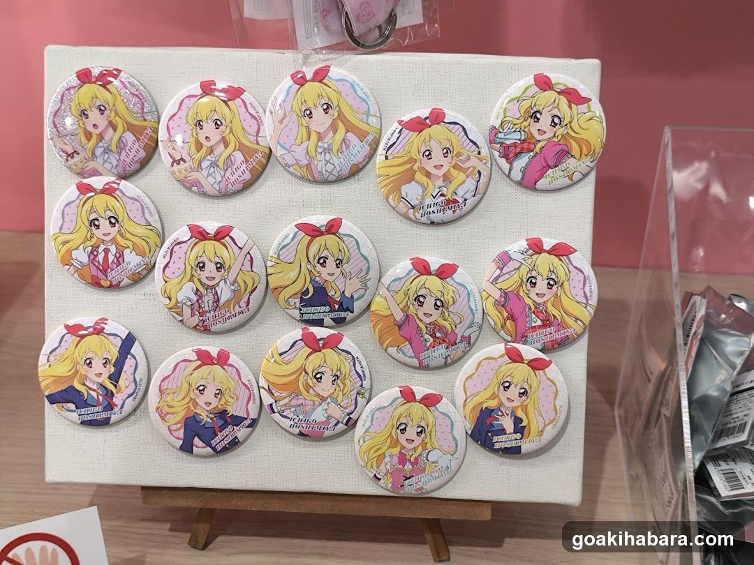 Pretty Cure merchandise display