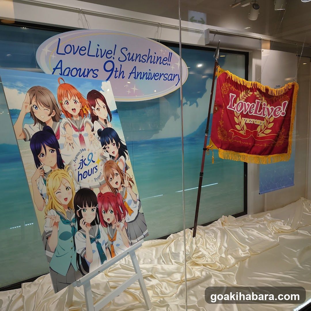 LoveLive! Sunshine!! Aaours 9th Anniversary Display