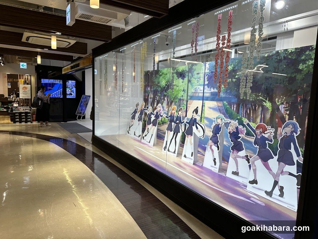 Anime Character Display in Mall