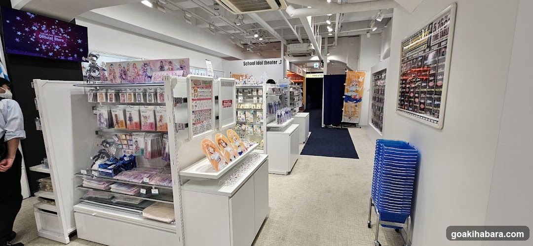 Store Interior with Merchandise Displays