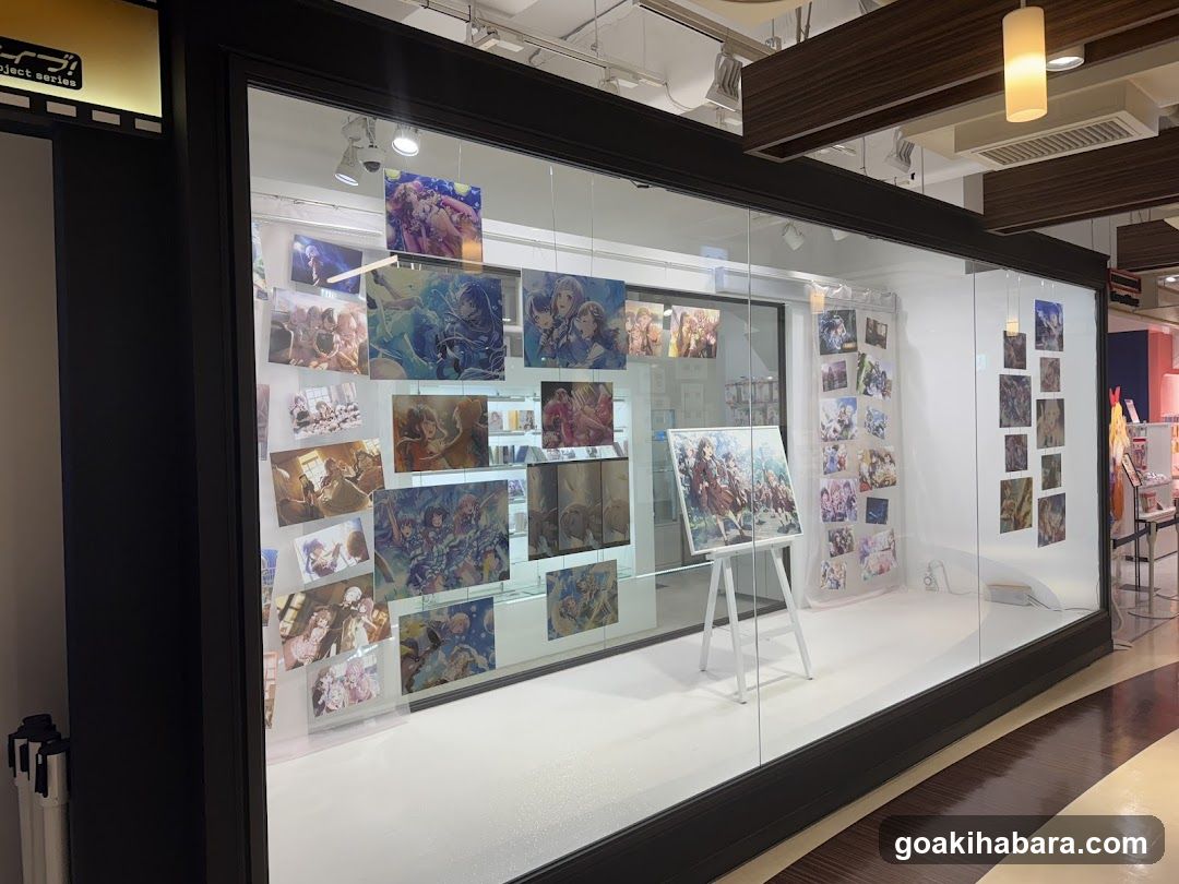 Anime Art Exhibition Display