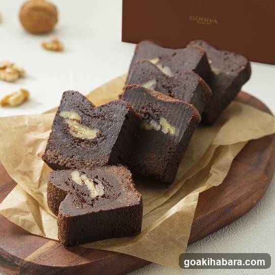 Godiva Chocolate Brownies with Walnuts