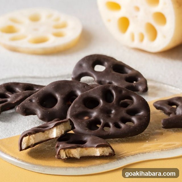 Lotus Root Chocolate Snacks