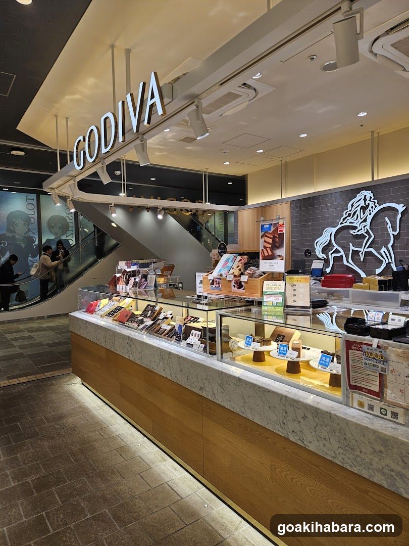 Godiva Store Interior