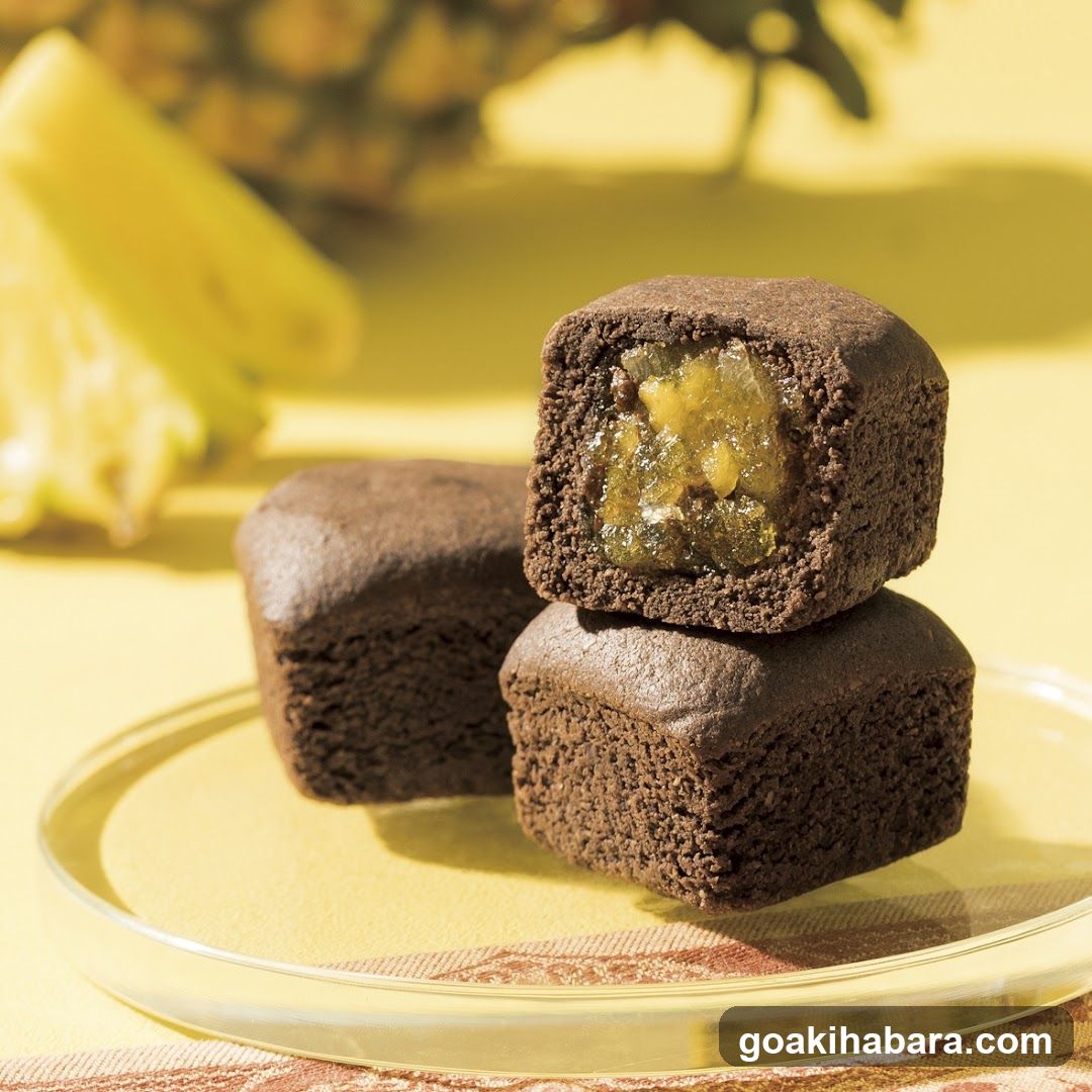 Chocolate Cake with Pineapple Filling