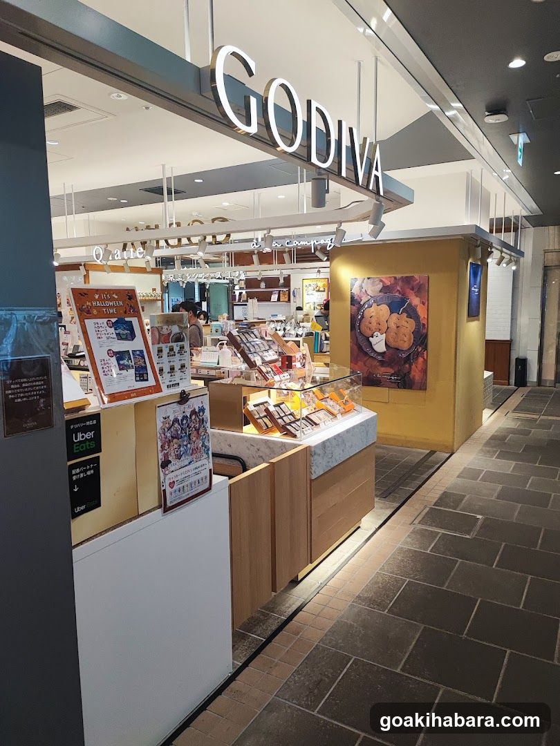 Godiva Store Interior