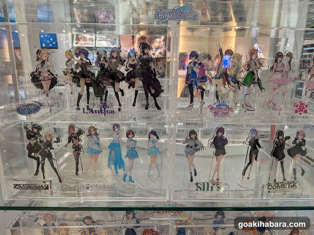 Shiny Colors Acrylic Stand Display