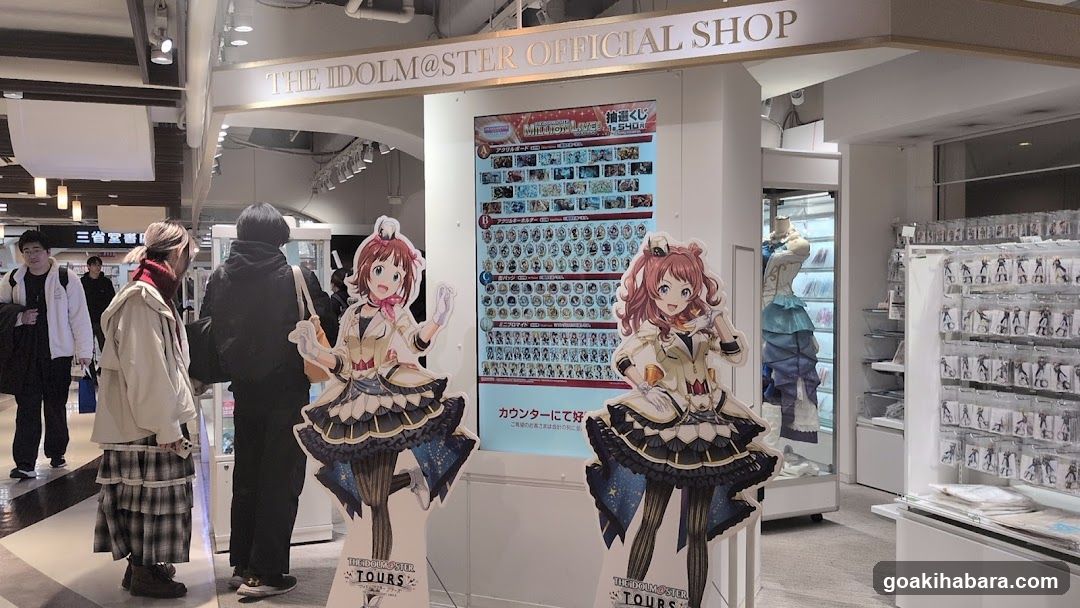 Idolm@ster Official Shop Interior