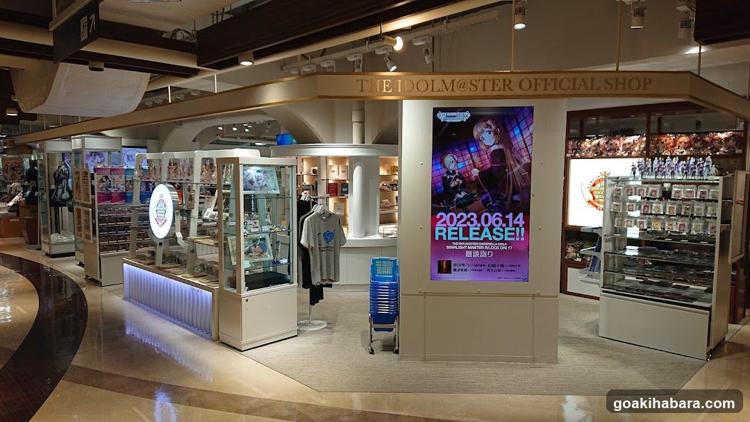 Idolmaster Official Shop Interior