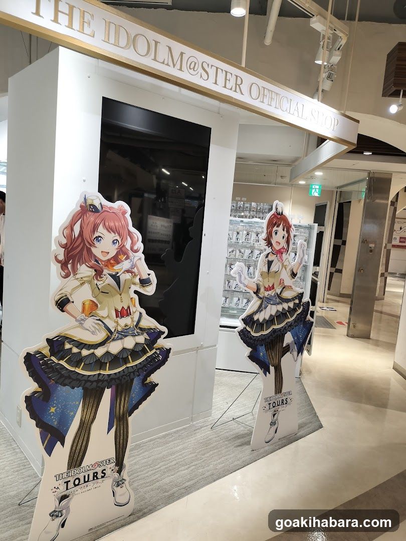 The Idolmaster Official Shop Interior