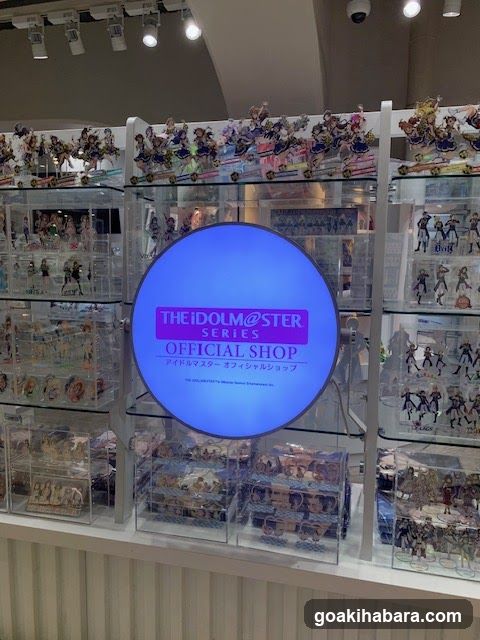 The Idolmaster Series Official Shop Interior Display