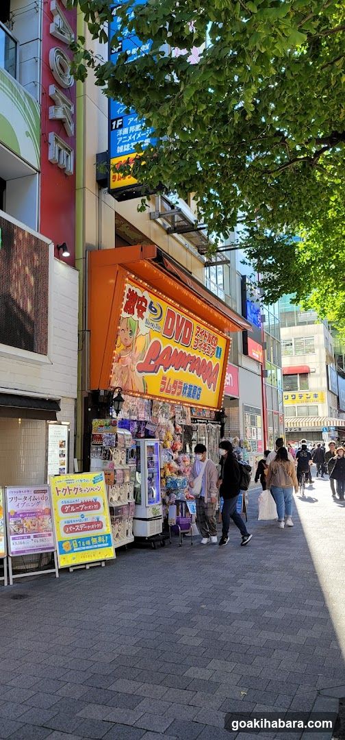 Street Scene with Shop Fronts and Pedestrians
