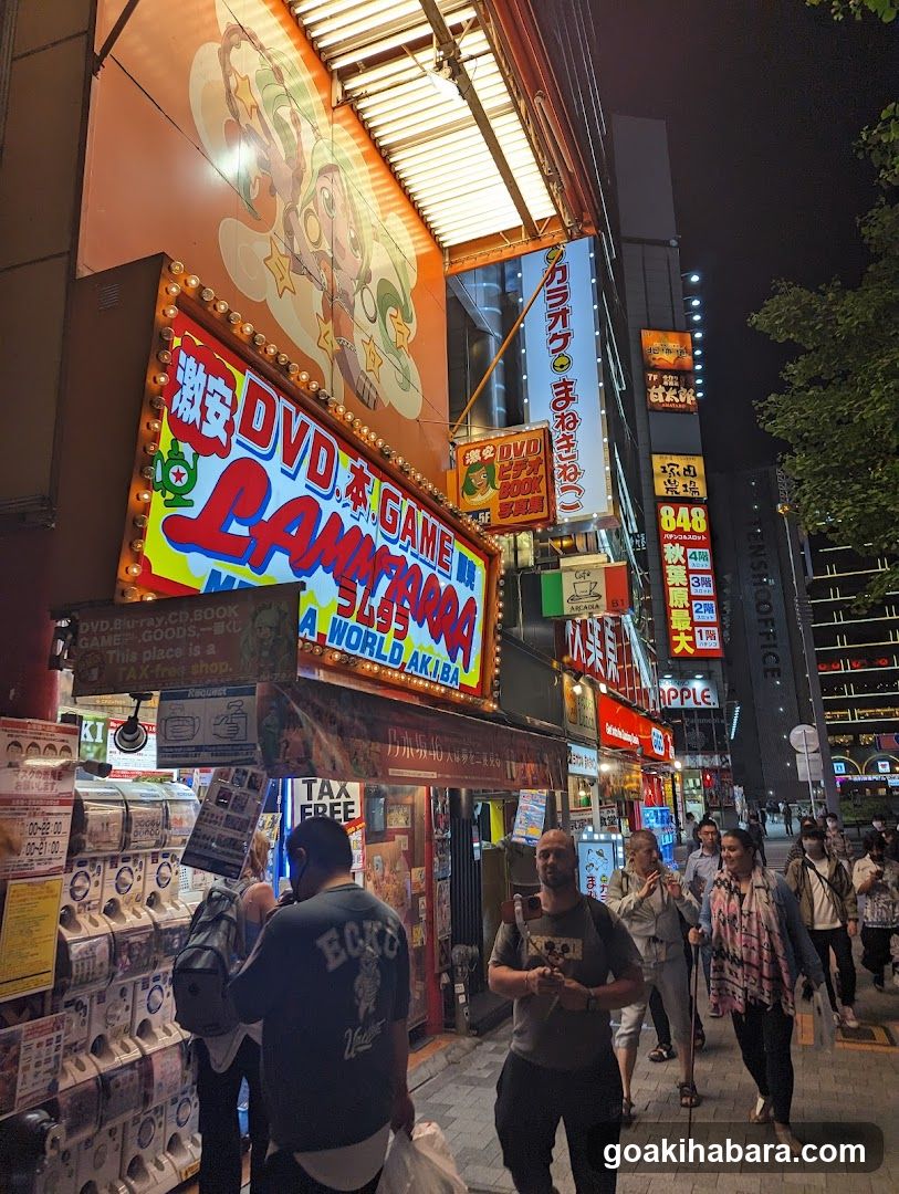 Night Street Scene with Shop Fronts