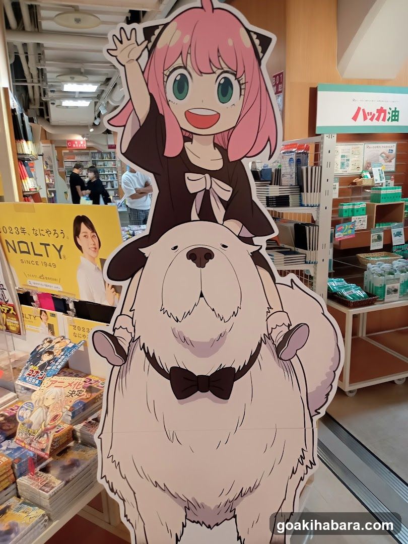 Anime Character Cutout Display