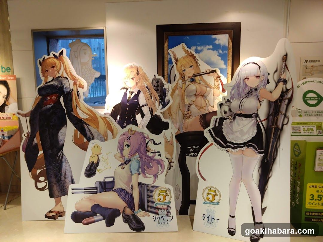 Anime Character Cutouts Display