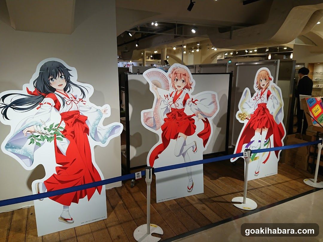 Anime Character Cutouts Display
