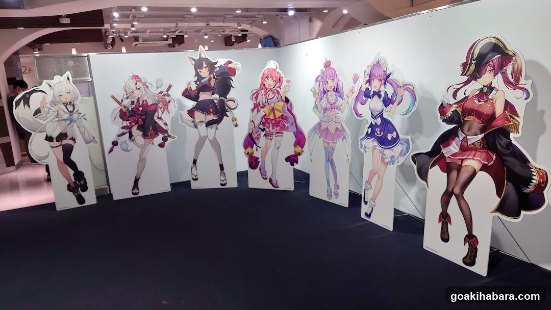 Anime Character Cutouts Display