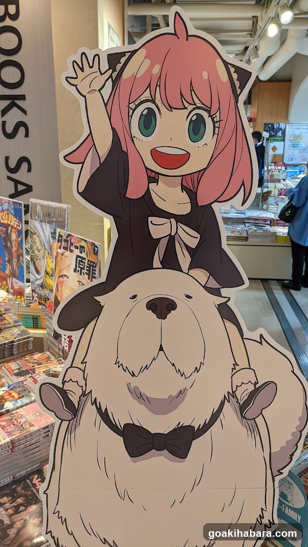 Anime Character Cutout Display