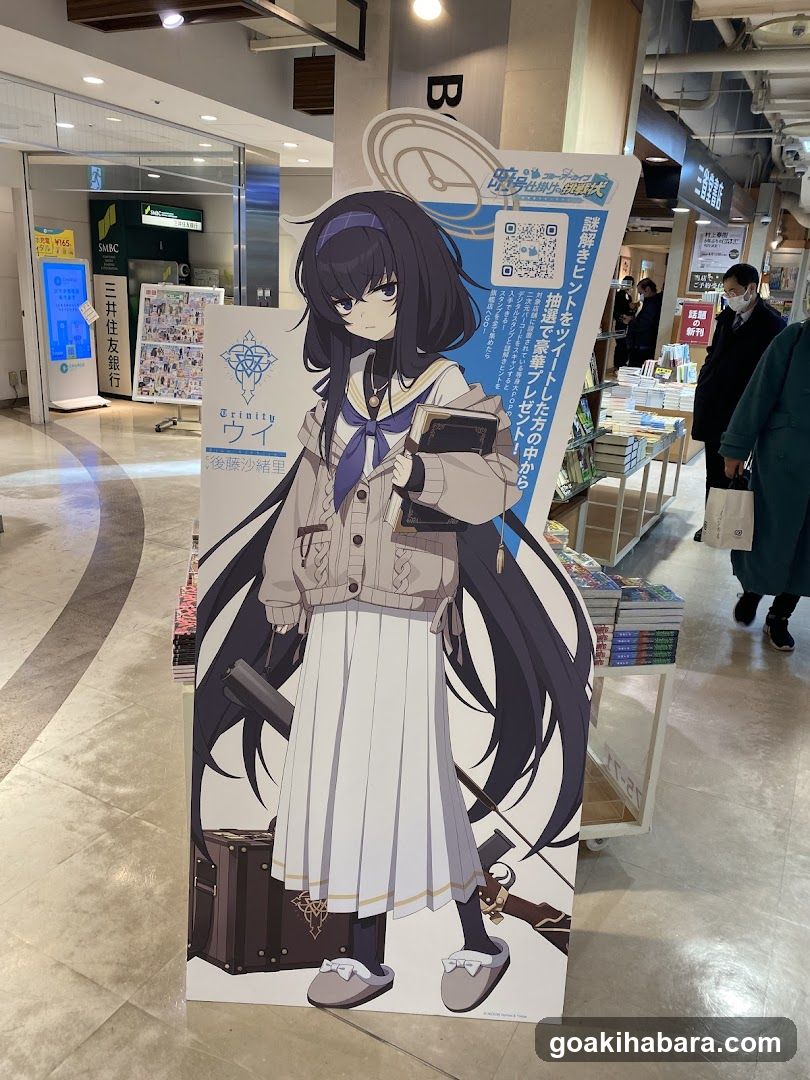 Anime Character Cutout Display