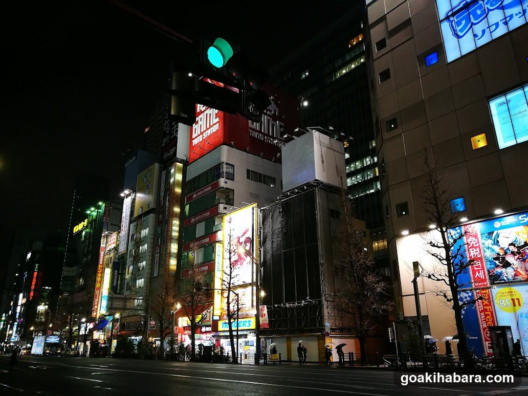 Night City Street Scene