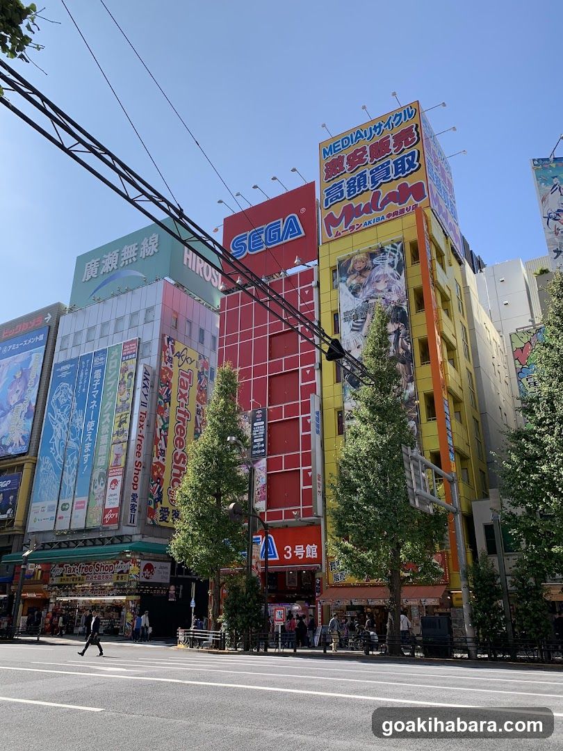 Urban Street Scene with Buildings and Shops