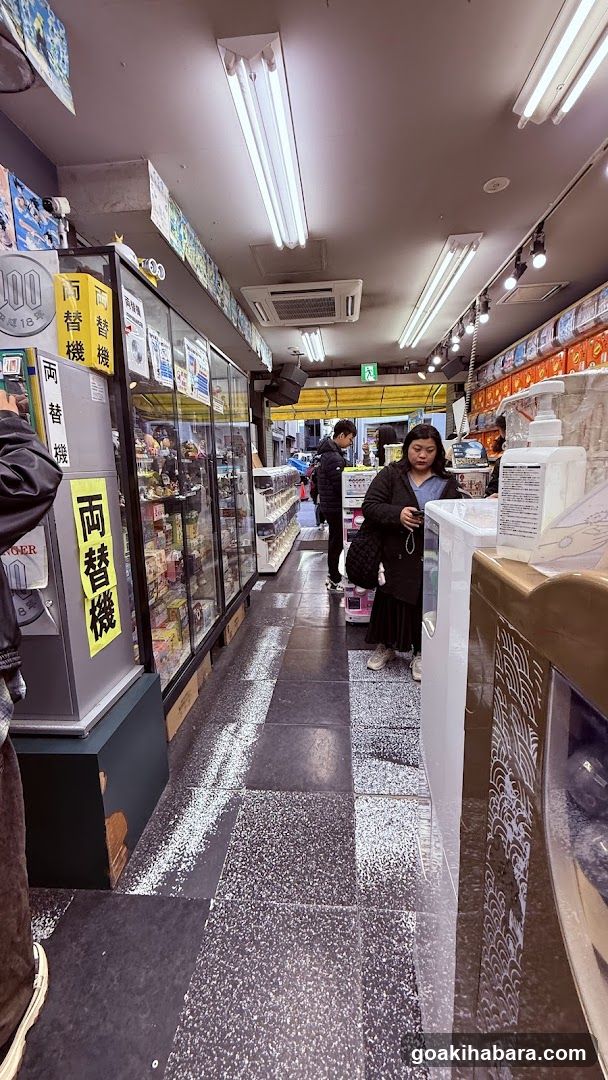 Interior of a convenience store or small shop