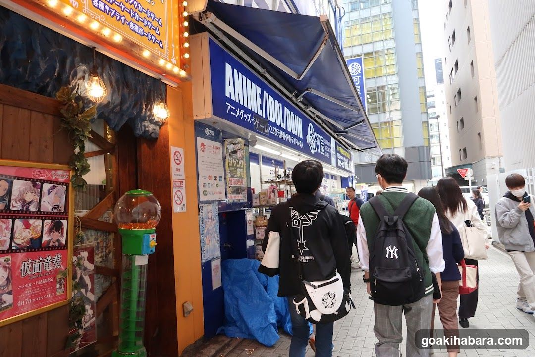 Anime Store Street Scene