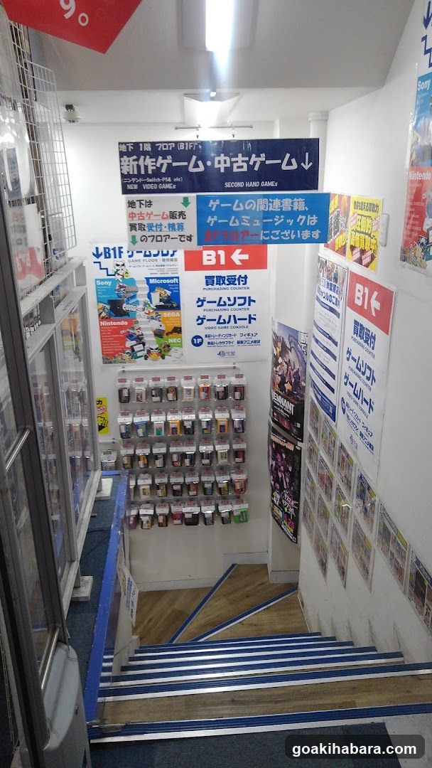Game Store Interior Stairwell