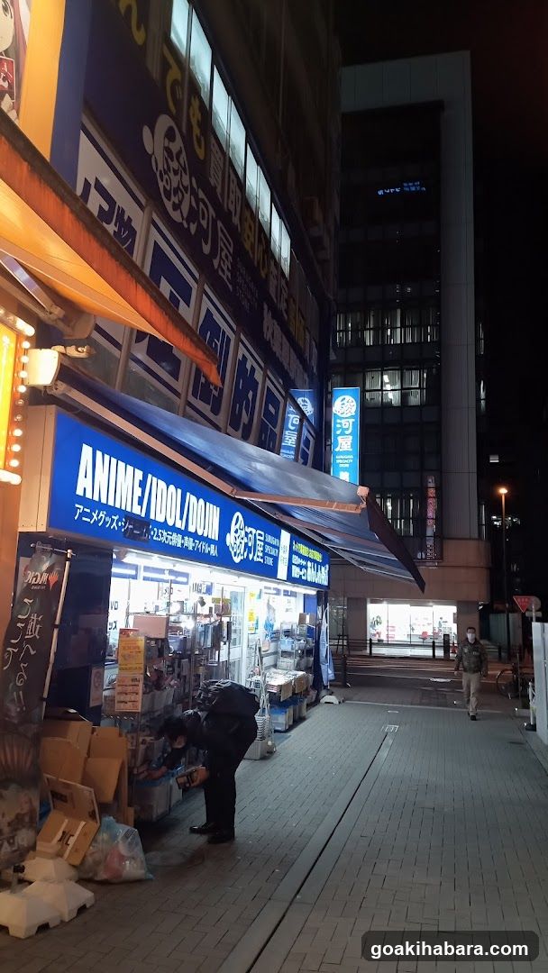 Anime/Idol/Dojin Storefront at Night