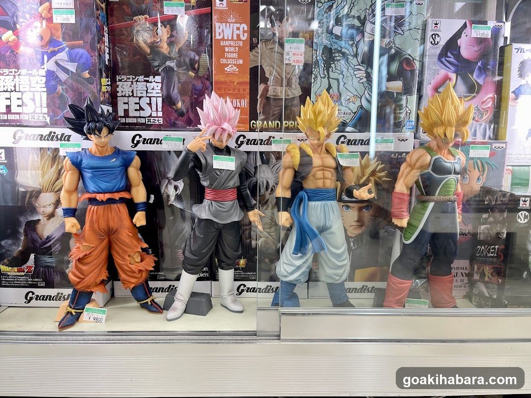 Dragon Ball Z Action Figures Display