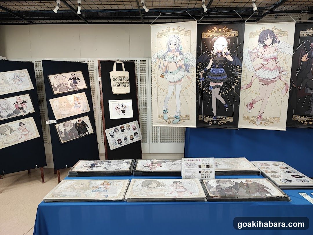 Anime Art Exhibition Display