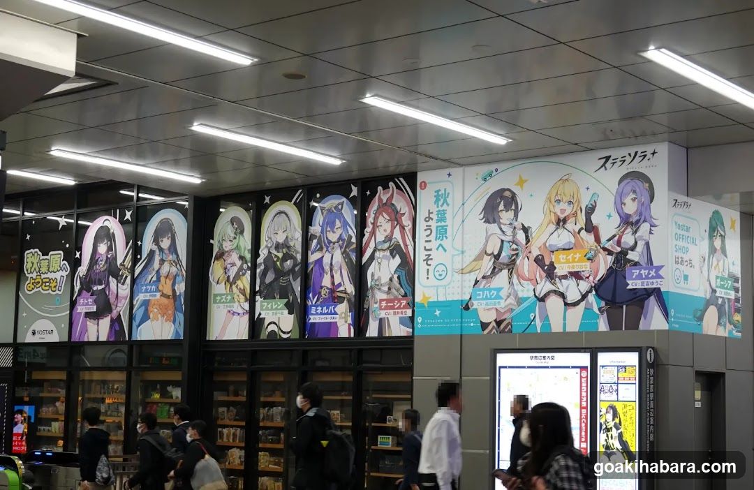 Anime Merchandise Display