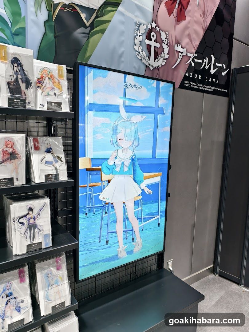 Azur Lane Merchandise Display