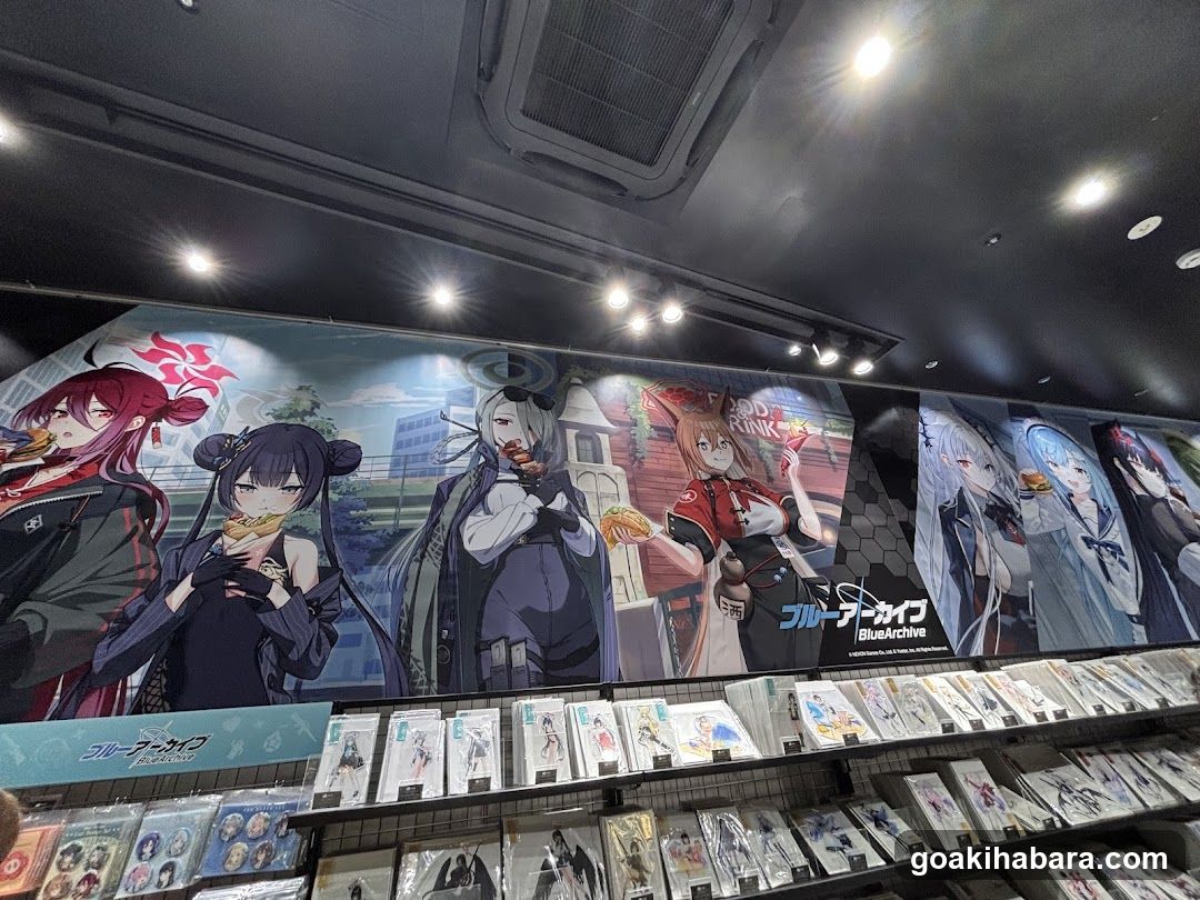 Blue Archive Merchandise Display