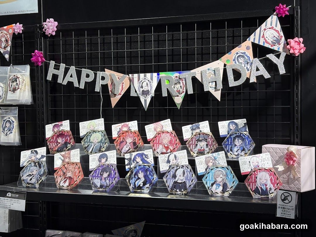 Birthday Display Merchandise
