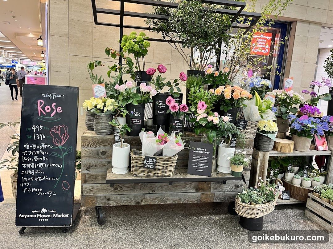 Aoyama Flower Market Display