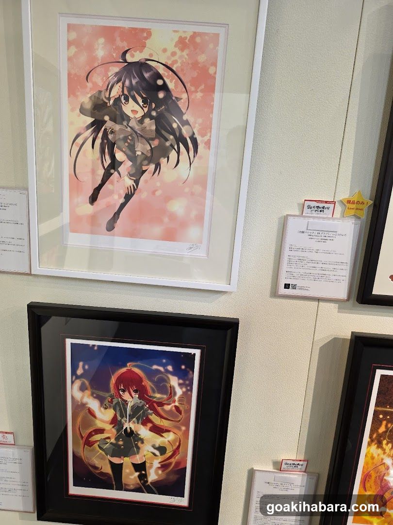 Anime Art Exhibition Wall Display