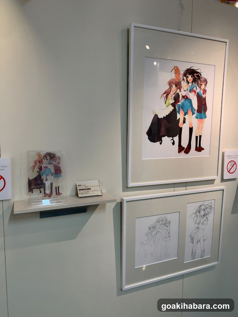 Anime Art Exhibition Display