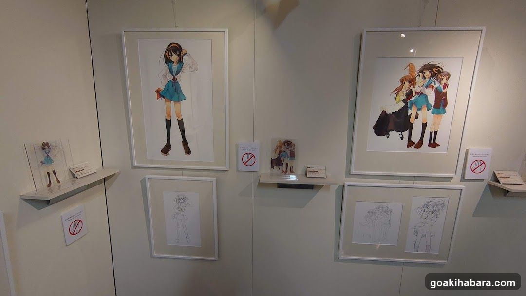 Anime Art Exhibition Wall Display