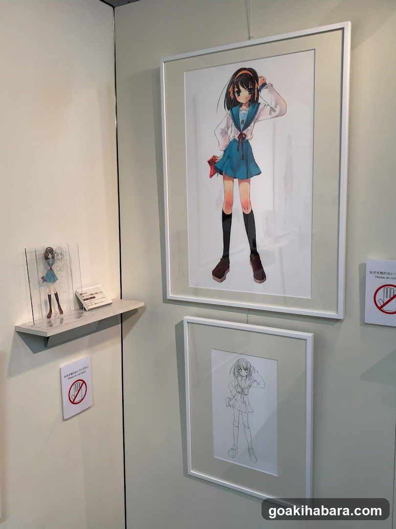 Anime Art Exhibition Display