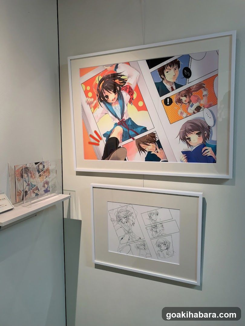 Anime Art Exhibition Display