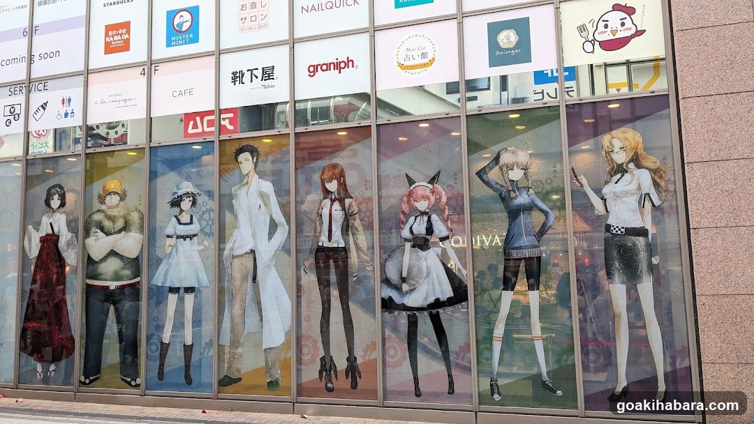 Anime Character Window Display
