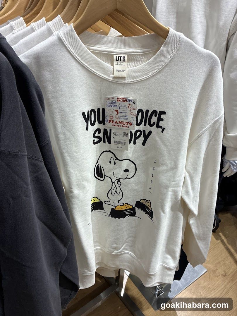 Snoopy Sweatshirt Display