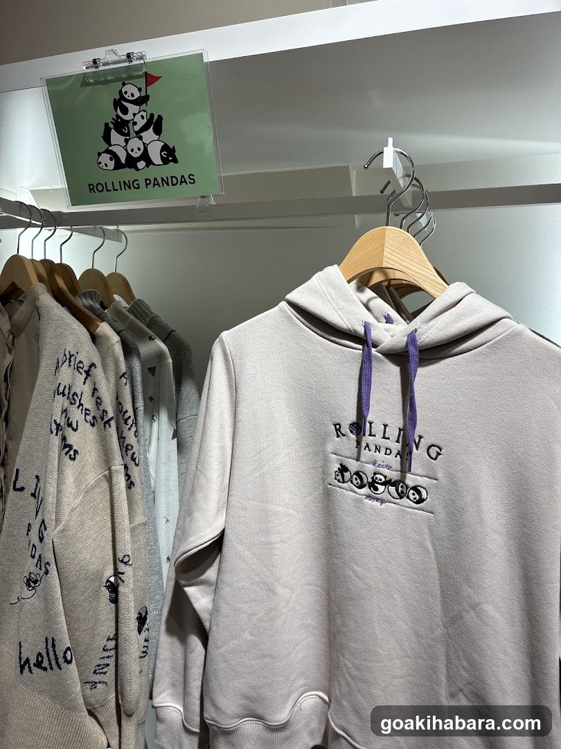 Rolling Pandas Hoodies Display